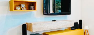 meuble tv en bois sur mesure